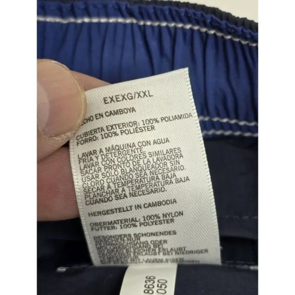 Nautica Shorts Mens XXL Board Shorts Swim Trunks Mesh Lining Blue‎ Summer Beach